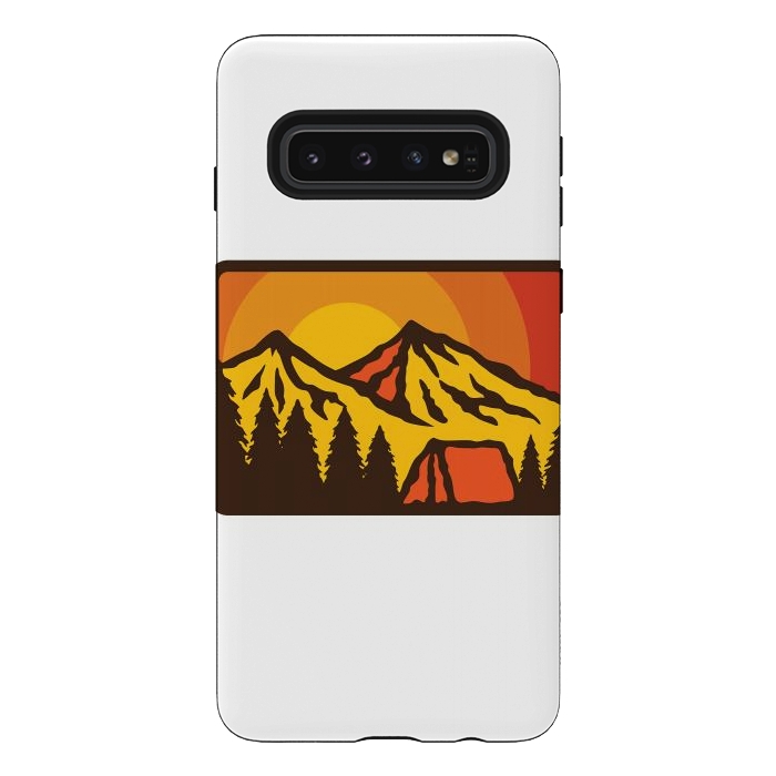 Galaxy S10 StrongFit Camping Sunrise by Afif Quilimo