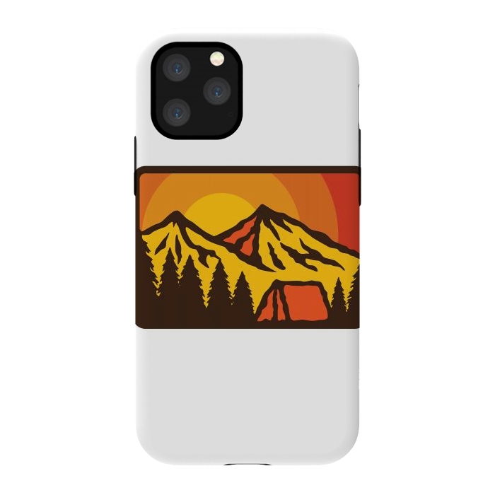iPhone 11 Pro StrongFit Camping Sunrise by Afif Quilimo