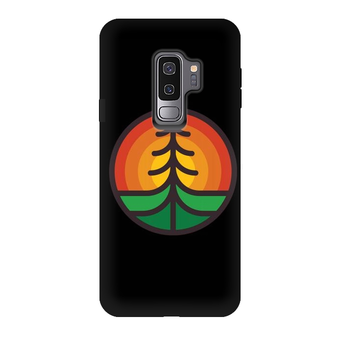 Galaxy S9 plus StrongFit Tree and Sunset by Afif Quilimo