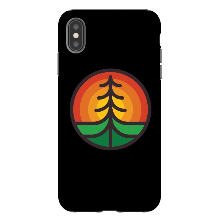 iPhone Xs Max StrongFit Tree and Sunset by Afif Quilimo
