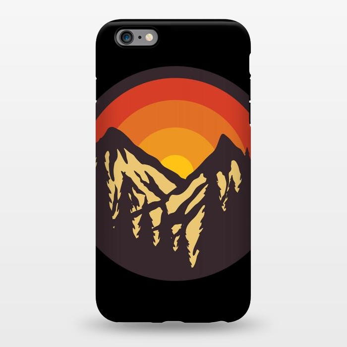 iPhone 6/6s plus StrongFit Mountain Sunset by Afif Quilimo