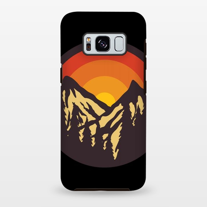 Galaxy S8 plus StrongFit Mountain Sunset by Afif Quilimo