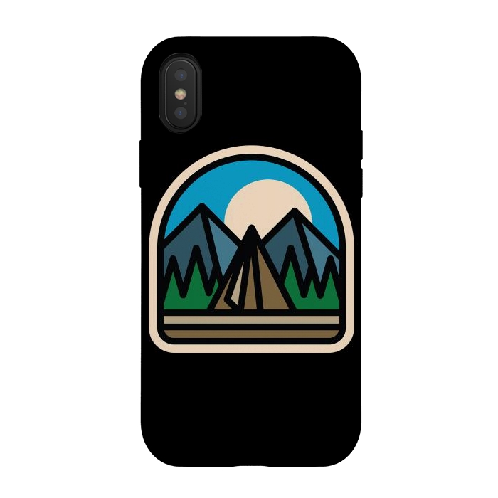 iPhone Xs / X StrongFit Camp Bold 1 by Afif Quilimo
