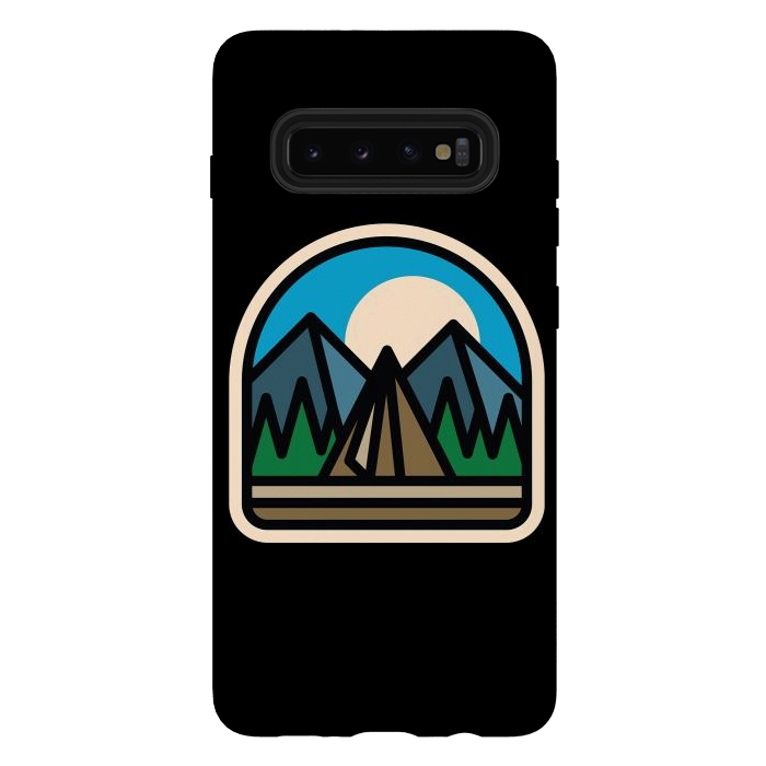 Galaxy S10 plus StrongFit Camp Bold 1 by Afif Quilimo
