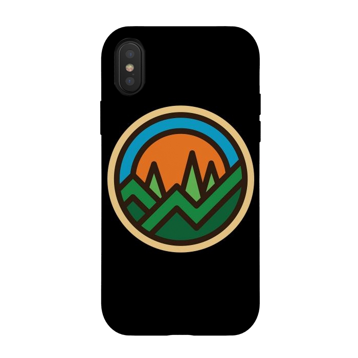 iPhone Xs / X StrongFit Nature Bold by Afif Quilimo
