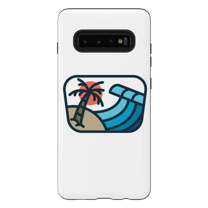 Galaxy S10 plus StrongFit Wave Bold by Afif Quilimo