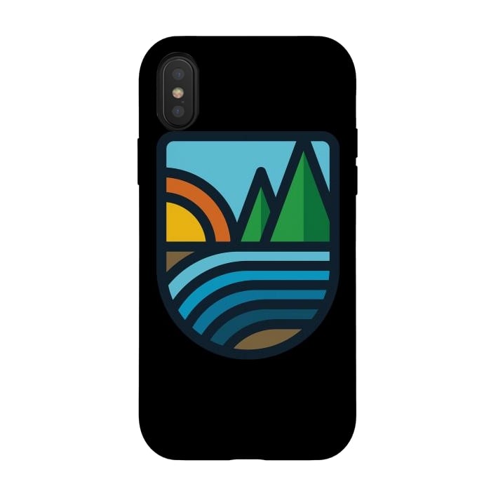 iPhone Xs / X StrongFit River Bold by Afif Quilimo