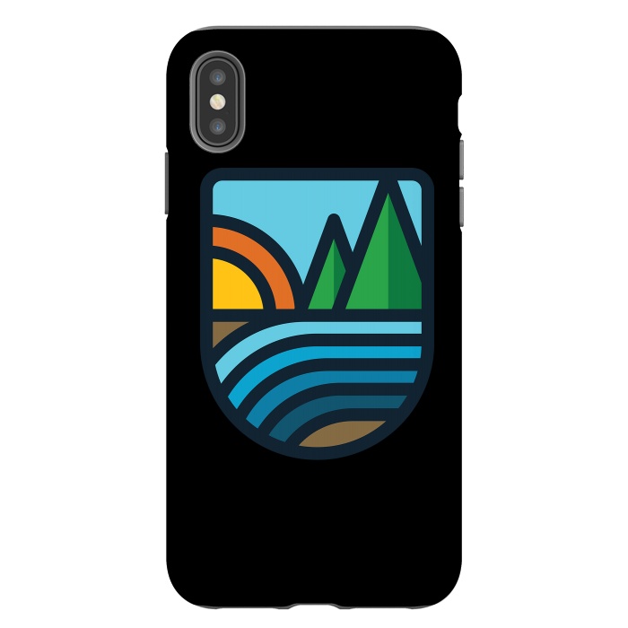 iPhone Xs Max StrongFit River Bold by Afif Quilimo