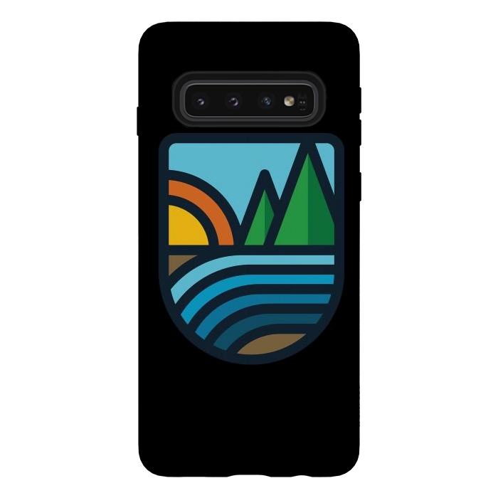Galaxy S10 StrongFit River Bold by Afif Quilimo