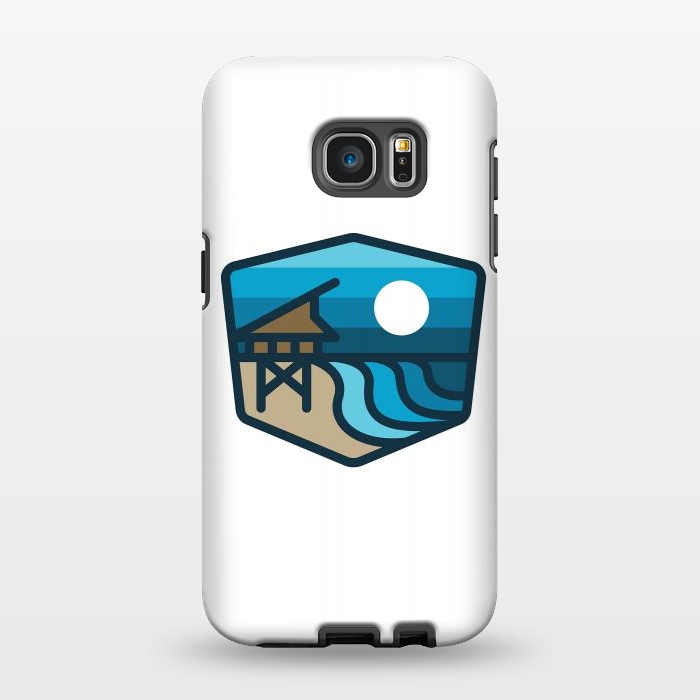 Galaxy S7 EDGE StrongFit Beach Bold by Afif Quilimo