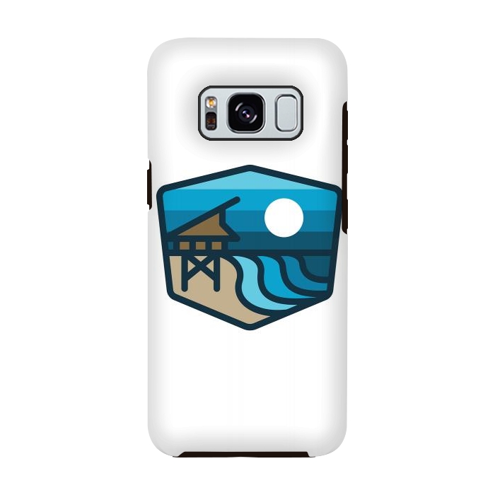 Galaxy S8 StrongFit Beach Bold by Afif Quilimo