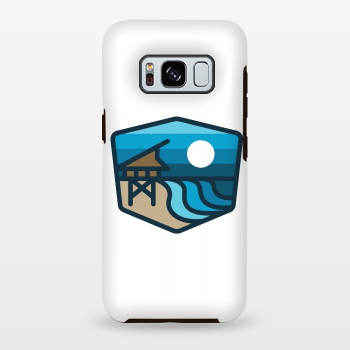 Galaxy S8 plus StrongFit Beach Bold by Afif Quilimo