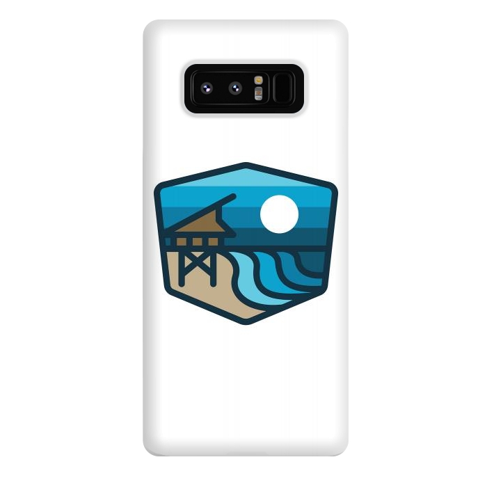 Galaxy Note 8 StrongFit Beach Bold by Afif Quilimo