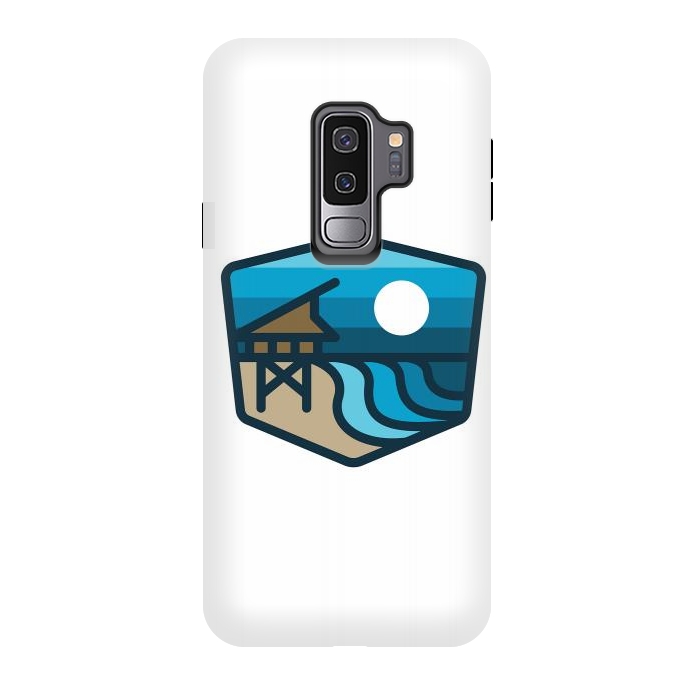 Galaxy S9 plus StrongFit Beach Bold by Afif Quilimo