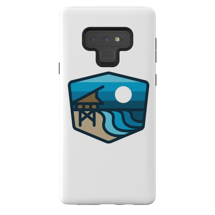 Galaxy Note 9 StrongFit Beach Bold by Afif Quilimo