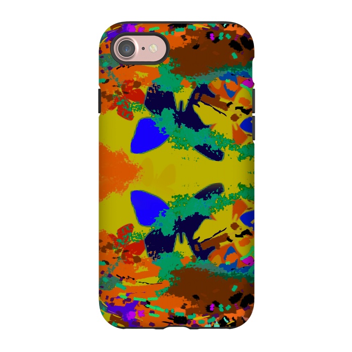 iPhone 7 StrongFit Abstract butterfly digital art design by Josie
