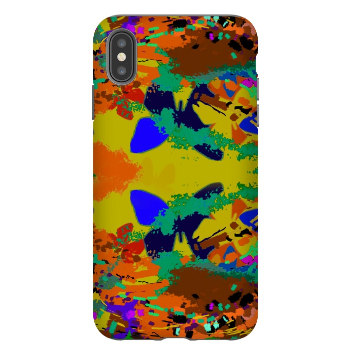 iPhone Xs Max StrongFit Abstract butterfly digital art design by Josie