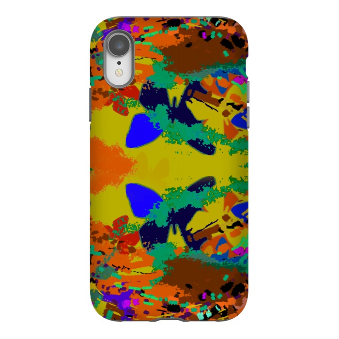 iPhone Xr StrongFit Abstract butterfly digital art design by Josie
