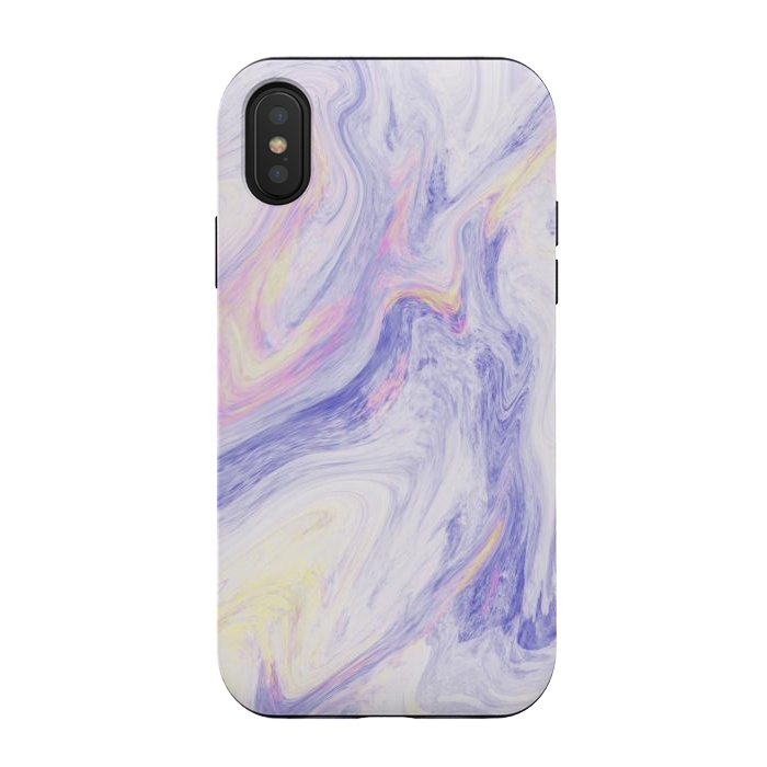 iPhone Xs / X StrongFit Unicorn Marble by Rose Halsey
