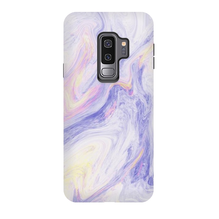 Galaxy S9 plus StrongFit Unicorn Marble by Rose Halsey
