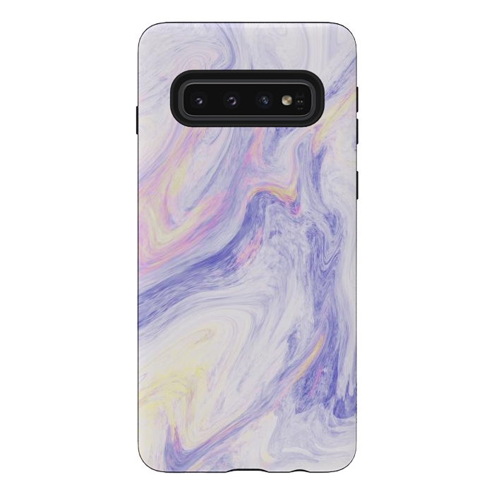 Galaxy S10 StrongFit Unicorn Marble by Rose Halsey