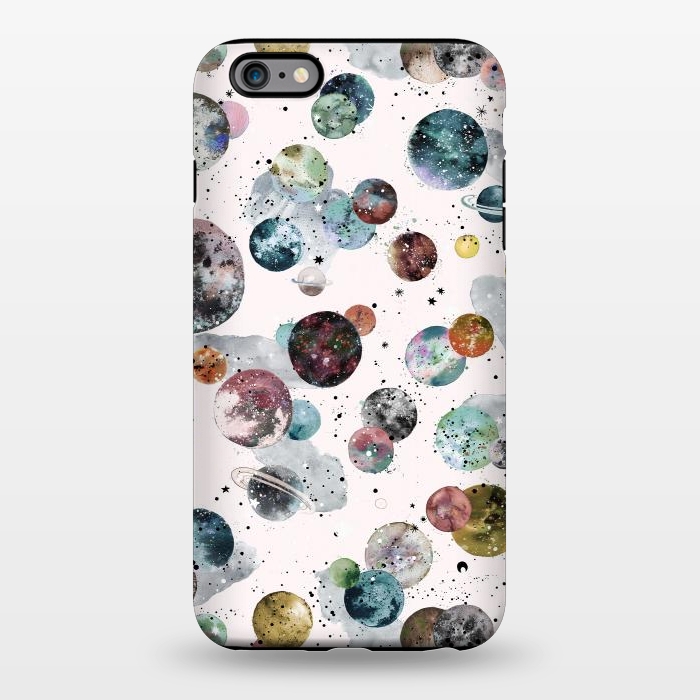 iPhone 6/6s plus StrongFit Cosmic Planets and Constellations Multicolored by Ninola Design