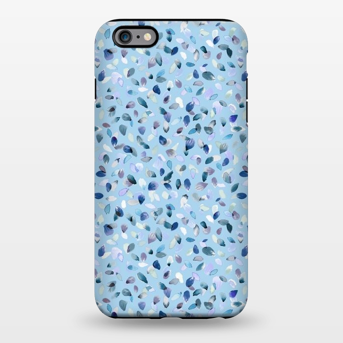 iPhone 6/6s plus StrongFit Flower Petals Soft Blue by Ninola Design