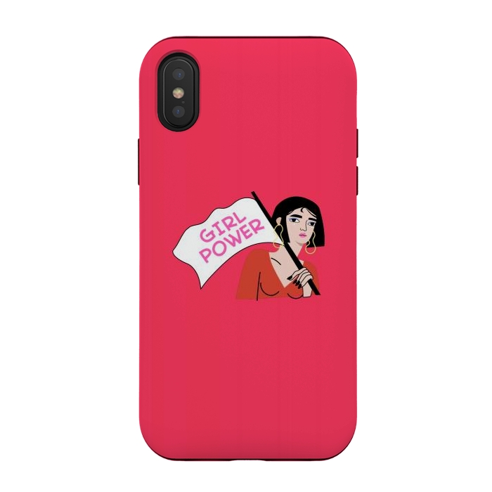 iPhone Xs / X StrongFit Girl power  by Winston