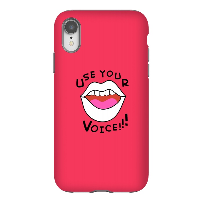 iPhone Xr StrongFit Use your voice  by Winston