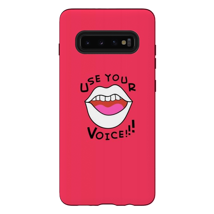 Galaxy S10 plus StrongFit Use your voice  by Winston