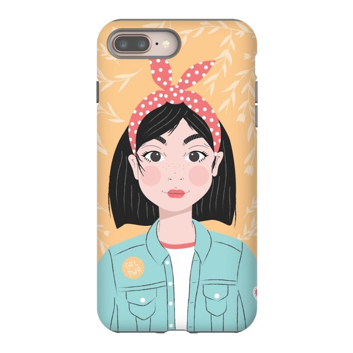 iPhone 7 plus StrongFit Denim Girl by Jelena Obradovic