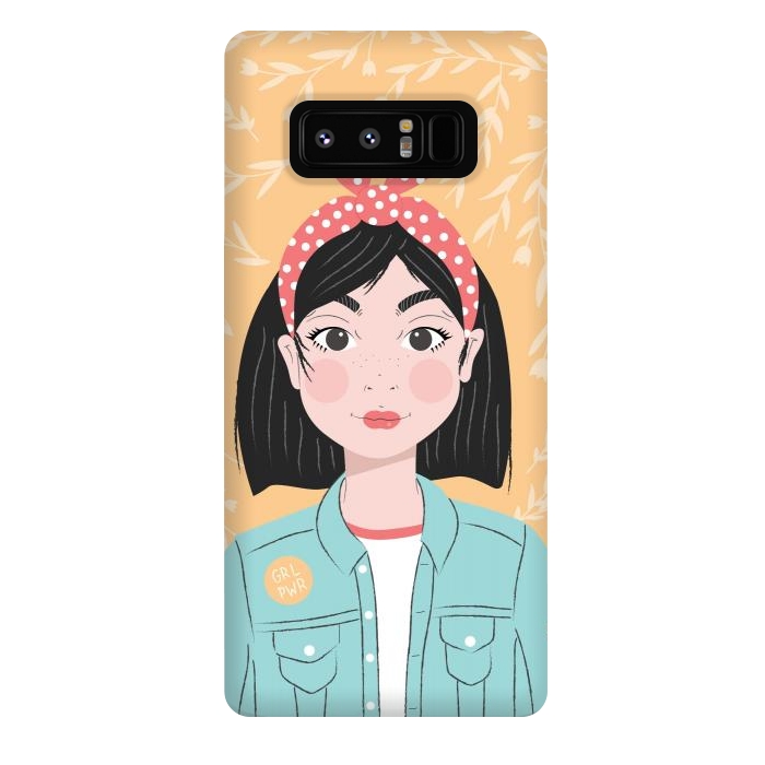 Galaxy Note 8 StrongFit Denim Girl by Jelena Obradovic