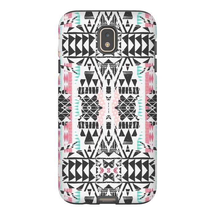 Galaxy J7 StrongFit Playful tribal ethnic triangles by Oana 