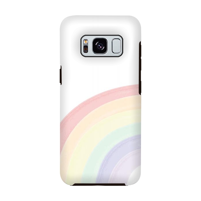Galaxy S8 StrongFit Pastel Rainbow by Martina