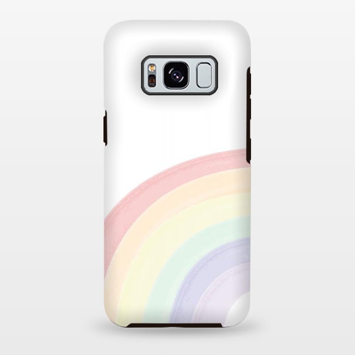 Galaxy S8 plus StrongFit Pastel Rainbow by Martina