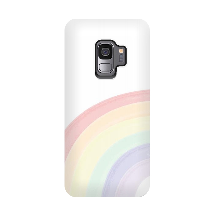 Galaxy S9 StrongFit Pastel Rainbow by Martina