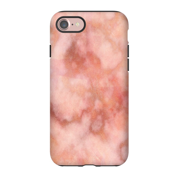 iPhone 7 StrongFit Elegant rose gold marble by Martina