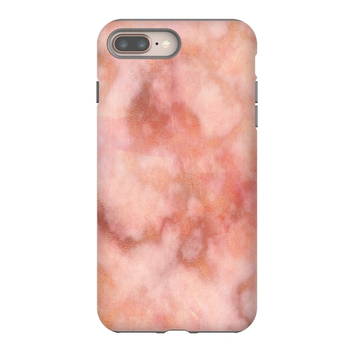 iPhone 7 plus StrongFit Elegant rose gold marble by Martina