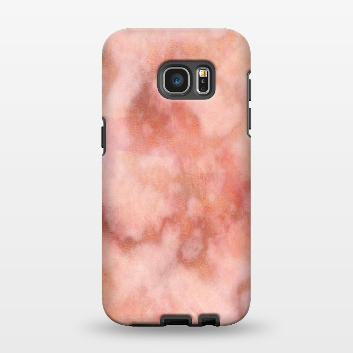 Galaxy S7 EDGE StrongFit Elegant rose gold marble by Martina