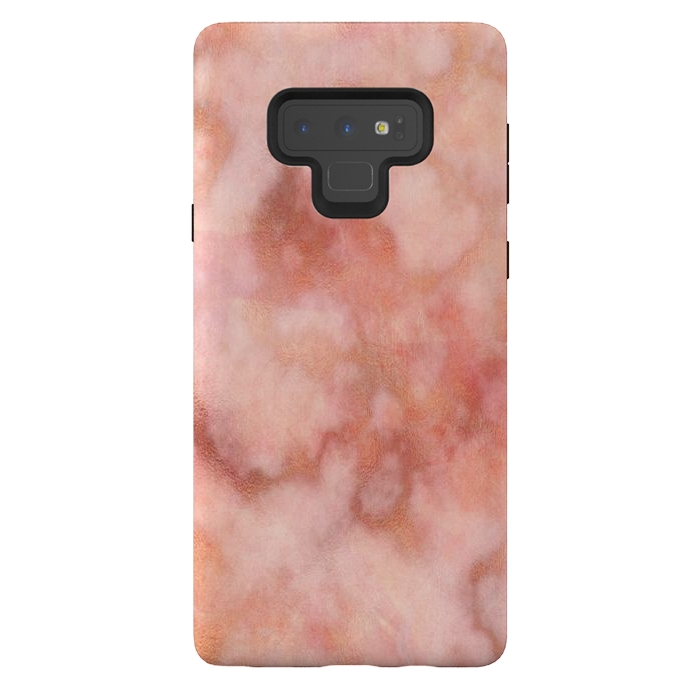 Galaxy Note 9 StrongFit Elegant rose gold marble by Martina