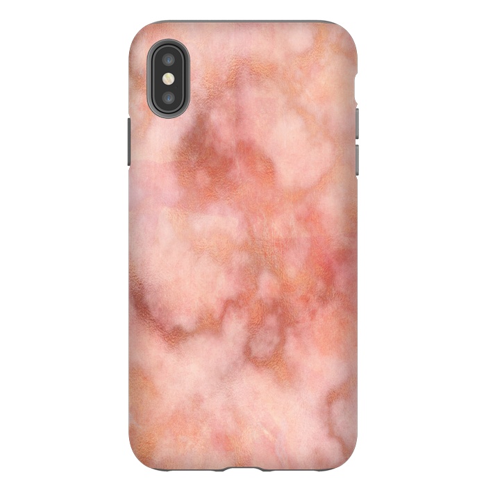 iPhone Xs Max StrongFit Elegant rose gold marble by Martina