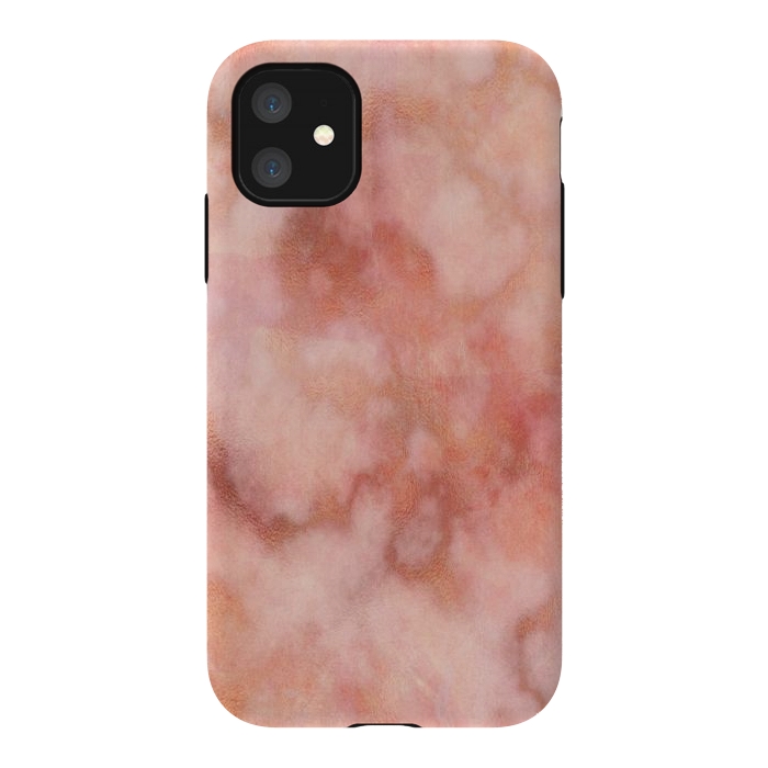 iPhone 11 StrongFit Elegant rose gold marble by Martina