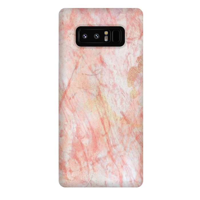 Galaxy Note 8 StrongFit Pink Marble Stone by Martina