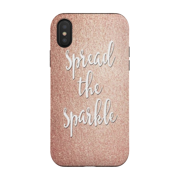 iPhone Xs / X StrongFit Spread the sparkle by Martina