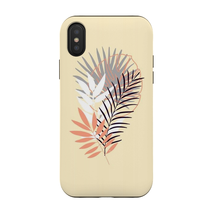 iPhone Xs / X StrongFit Yellow leaves by Martina