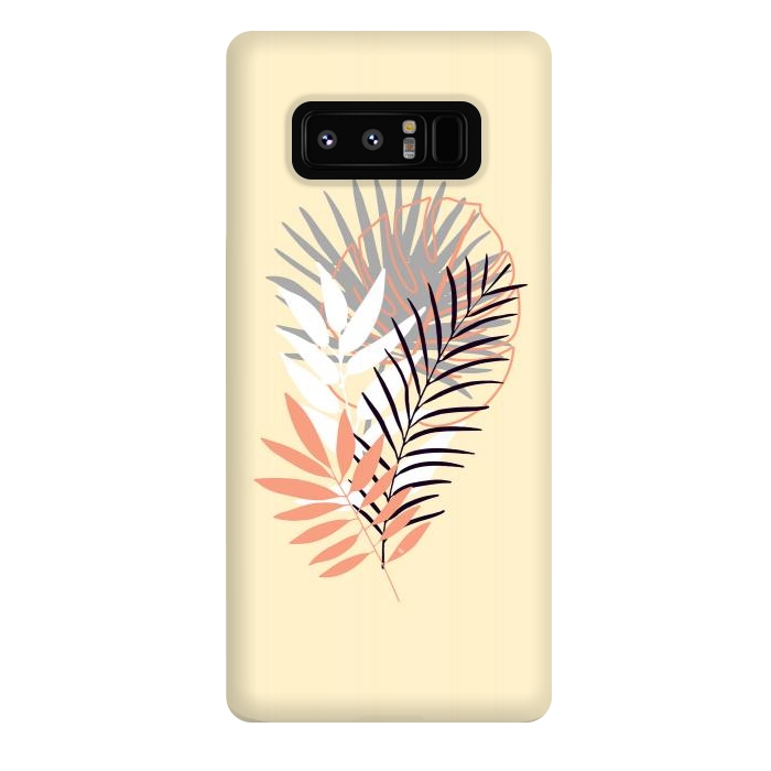 Galaxy Note 8 StrongFit Yellow leaves by Martina