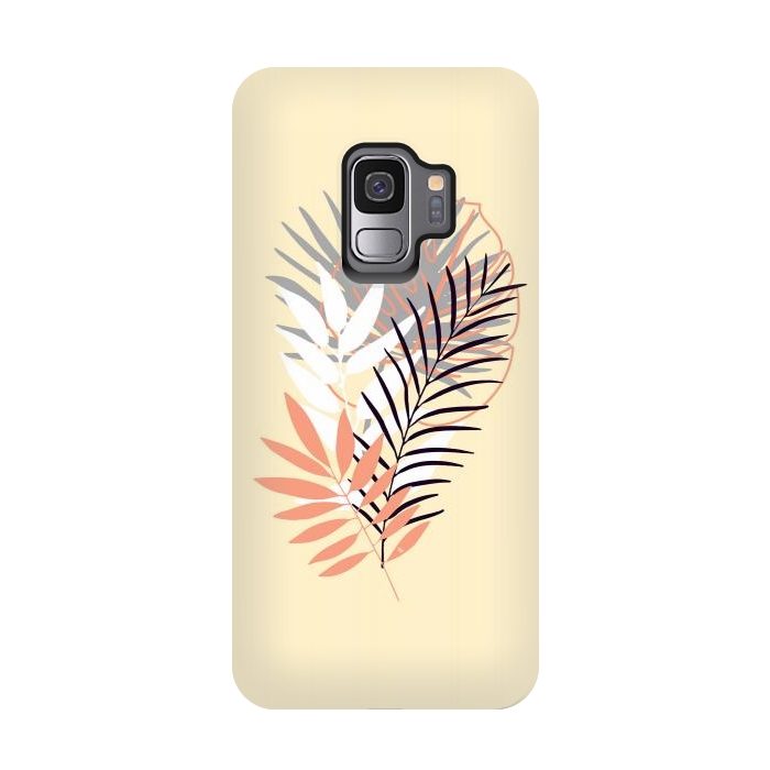 Galaxy S9 StrongFit Yellow leaves by Martina