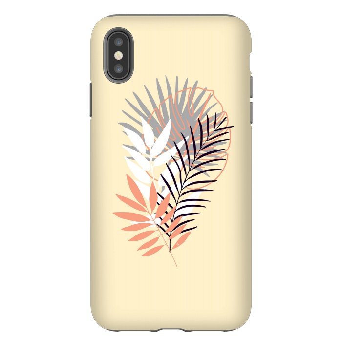 iPhone Xs Max StrongFit Yellow leaves by Martina