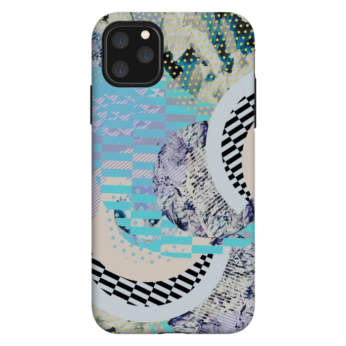 iPhone 11 Pro Max StrongFit Abstract geometric Memphis Art Deco design by Oana 