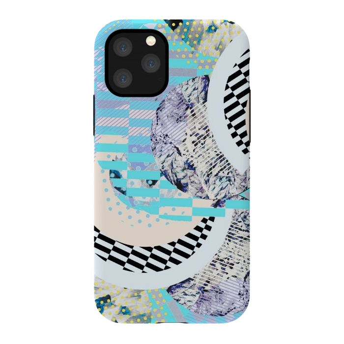 iPhone 11 Pro StrongFit Abstract geometric Memphis Art Deco design by Oana 